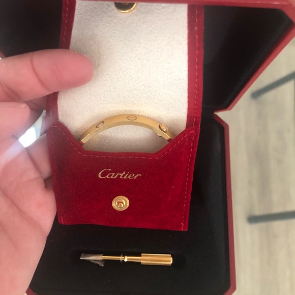 Authentic Cartier Love Bracelet with diamonds 17” - Picture 4 of 5